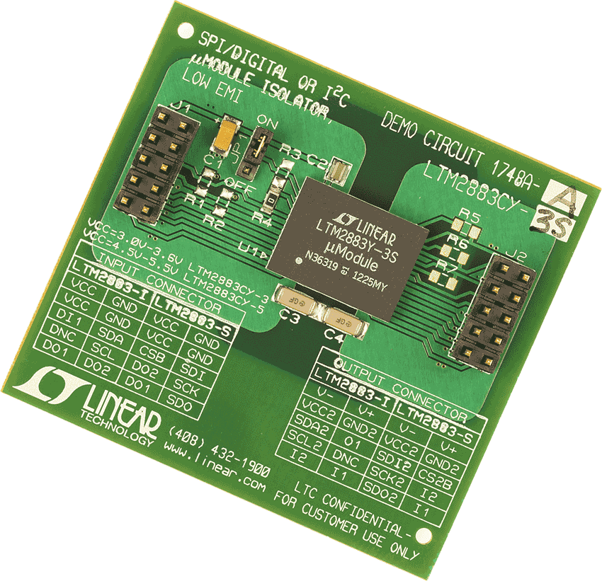 DC1748A-A-LTM2883CY-3S Demo Board