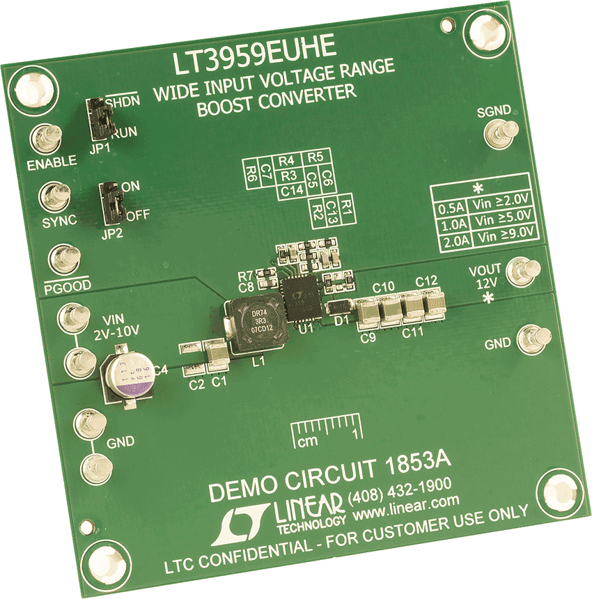 DC1853A-LT3959EUHE Demo Board