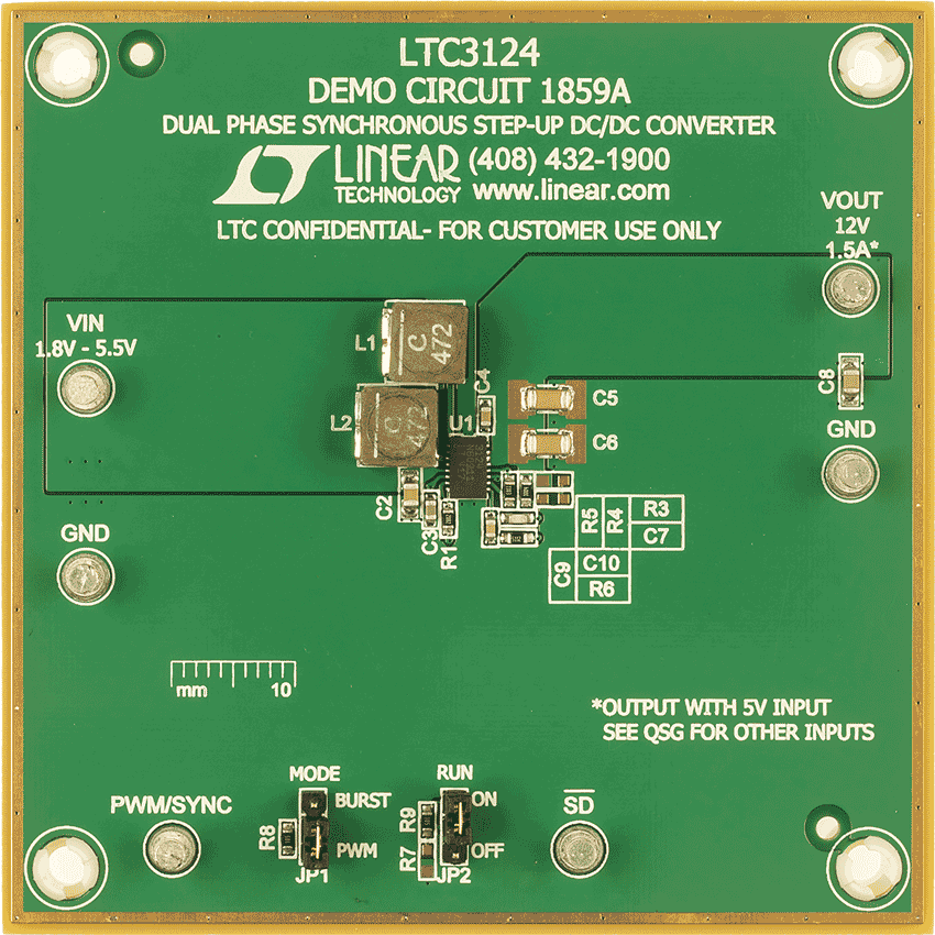 DC1859A-LTC3124EDE Demo Board