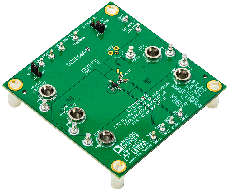 DC3054A-A Evaluation Board - Angle View