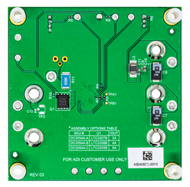 DC3054A-A Evaluation Board - Bottom View