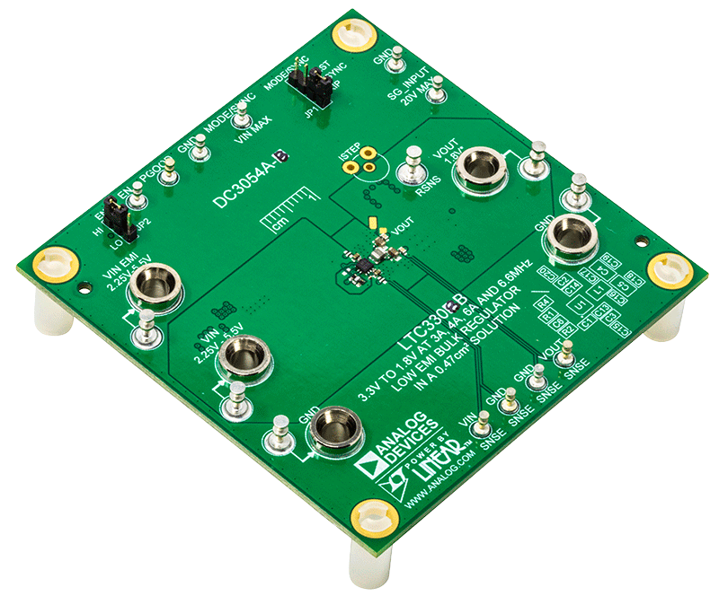 DC3054A-B Evaluation Board - Angle View