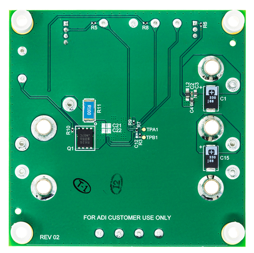 DC3122A Evaluation Board - Bottom View