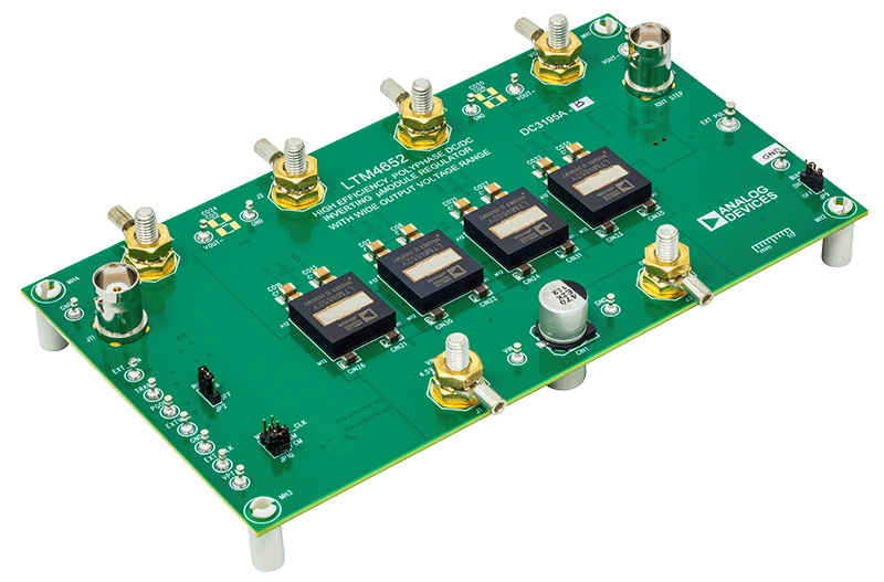 DC3195A-B Evaluation Board Photo Angle View