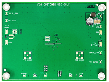 DC3219A Evaluation Board - Bottom View