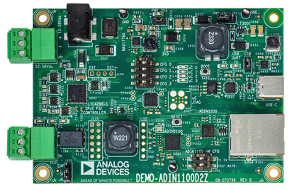 DEMO-ADIN1100D2Z Board Photo Top View