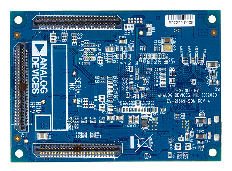 EV-21569-SOM Evaluation Board - Bottom View