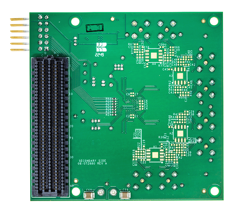 EV-ADAQ4380-4FMCZ Evaluation Board - Bottom View