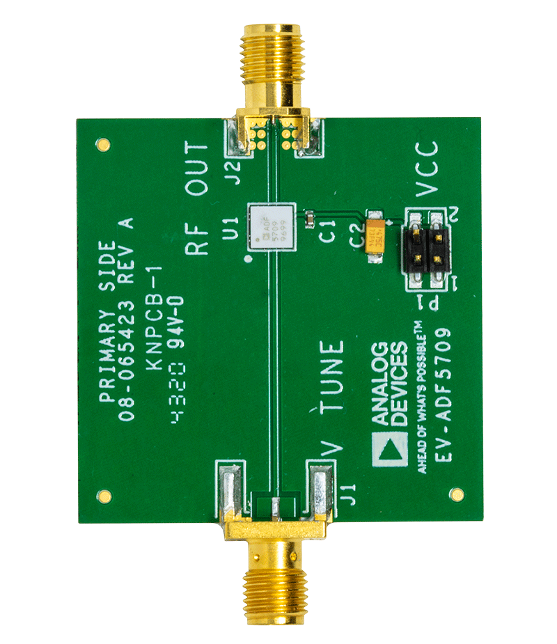 ADF5709 Evaluation Board - Top View