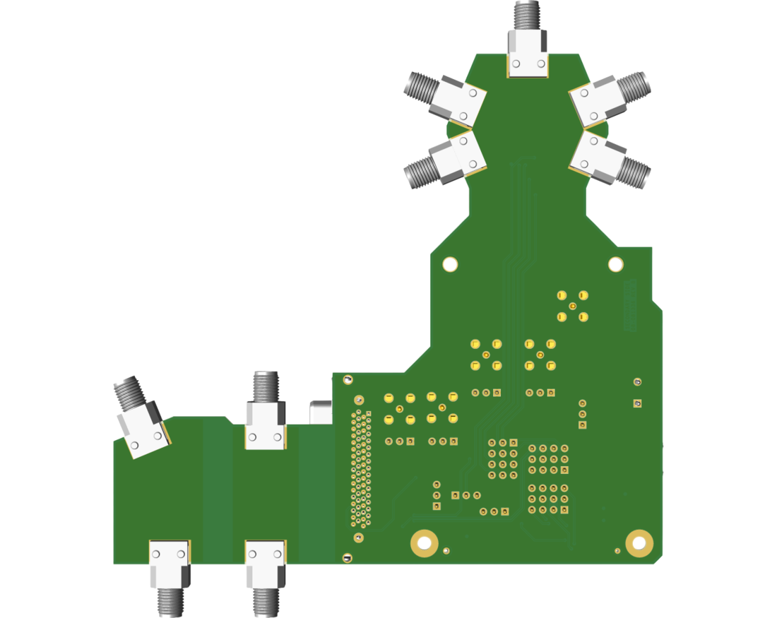 EVAL-ADGM3144-SDZ Bottom Evaluation Board
