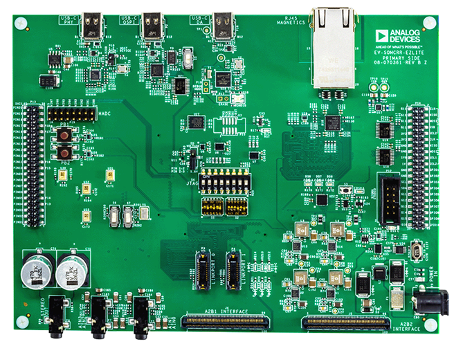 EV-SOMCRR-EZLITE Evaluation Board - Top View