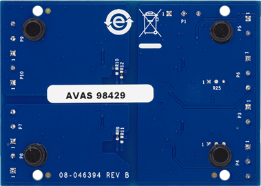 EVAL-2LCANRS485EBZ Evaluation Board - Bottom View