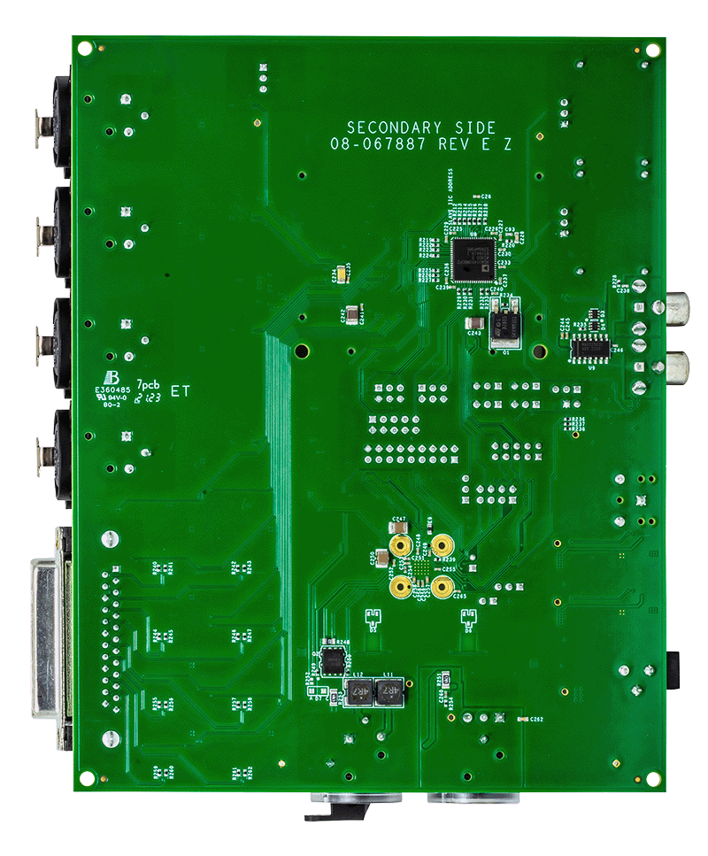EVAL-AD2437A1NZ Evaluation Board - Bottom View