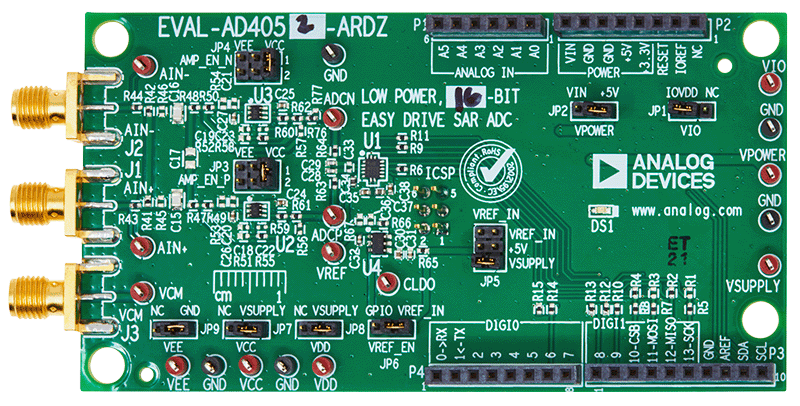EVAL-AD4052-ARDZ Board Photo Top View