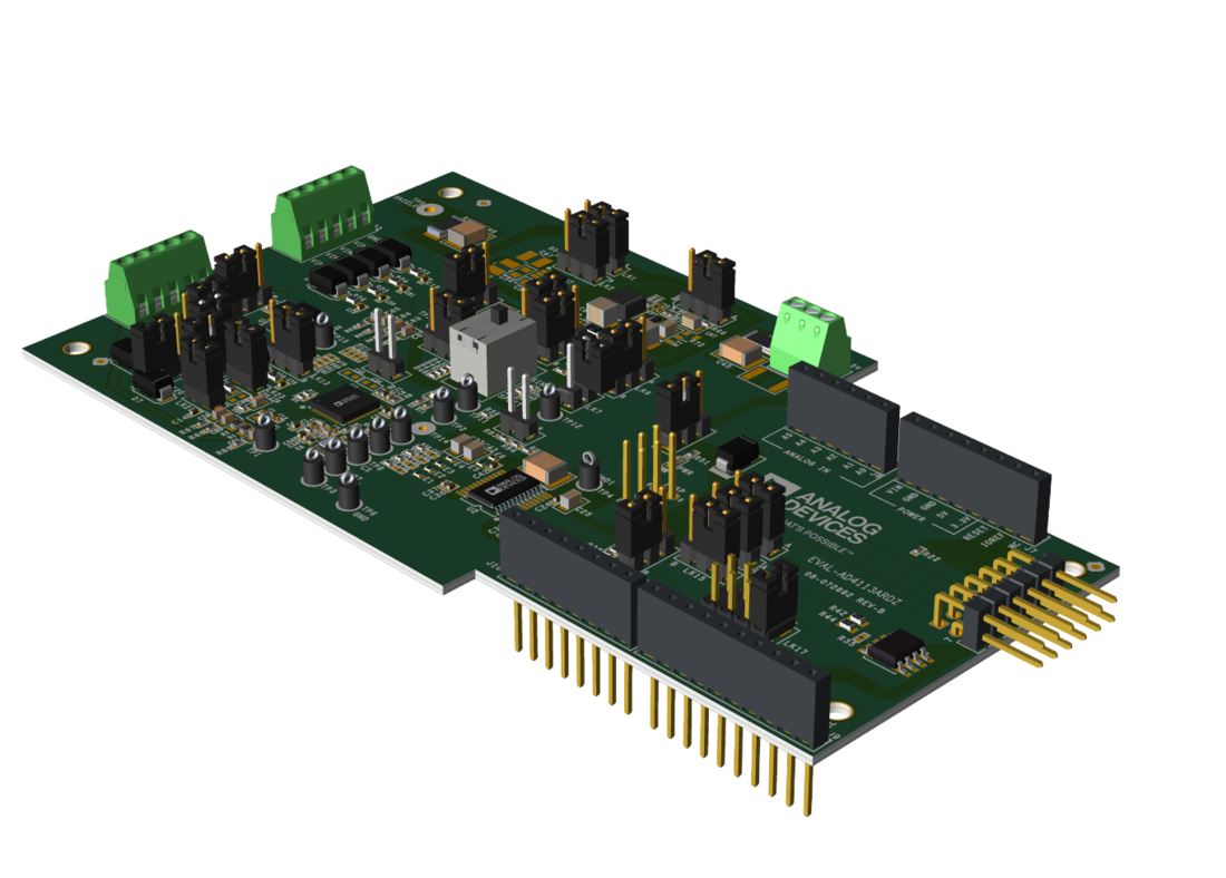 EVAL-AD4113ARDZ Evaluation Board Angle 1 View