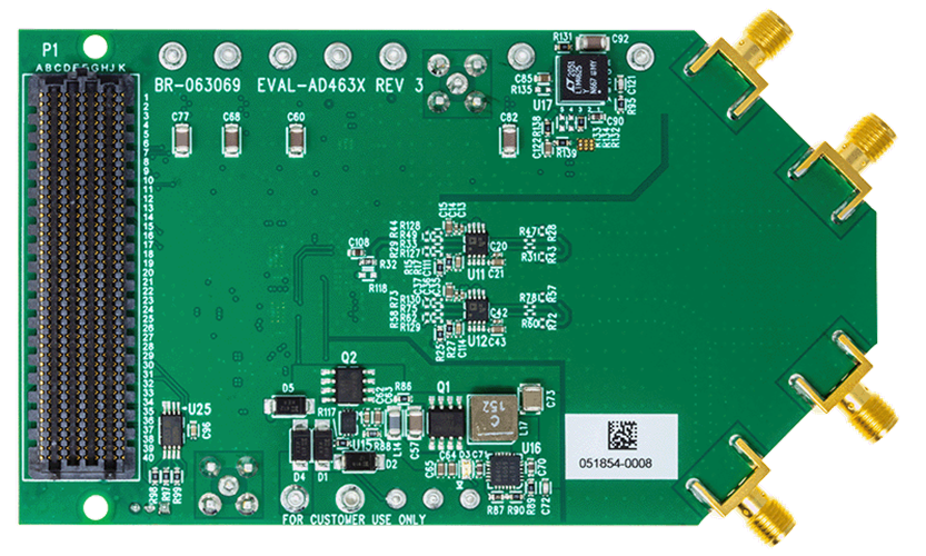 EVAL-AD4630-16 Evaluation Board - Bottom View