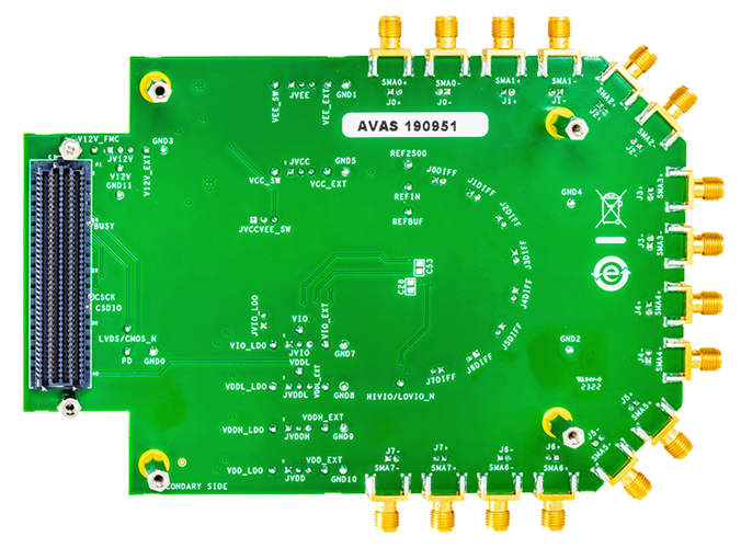 EVAL-AD4858FMCZ Evaluation Board - Bottom View