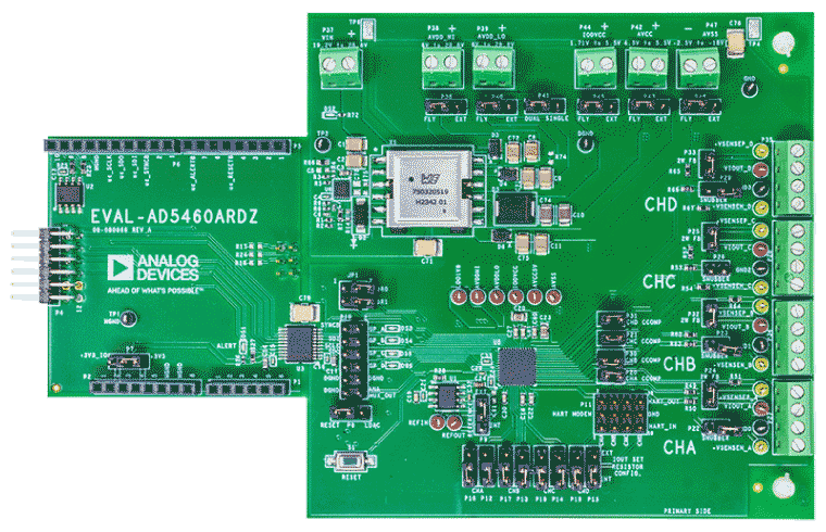 EVAL-AD5460ARDZ Board Photo Top View