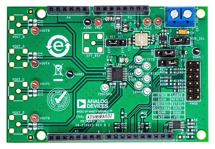 EVAL-AD5686RARDZ Board Photo Top View