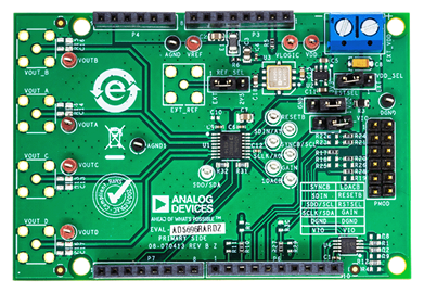 EVAL-AD5696RARDZ Board Photo Top View
