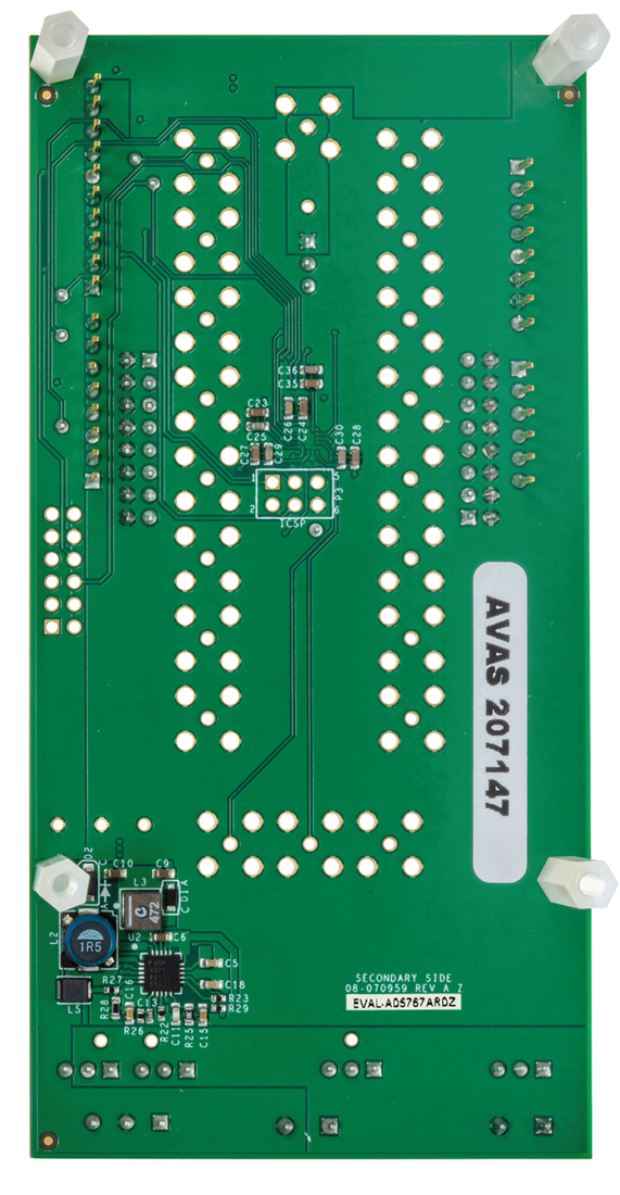EVAL-AD5767ARDZ Board Photo Bottom View