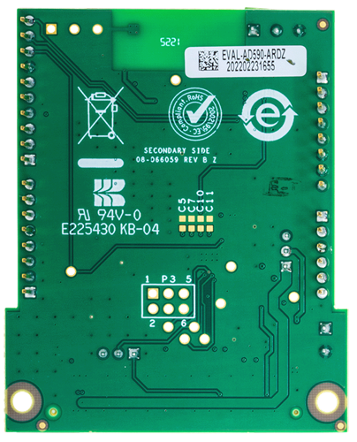 EVAL-AD590-ARDZ Evaluation Board - Bottom View