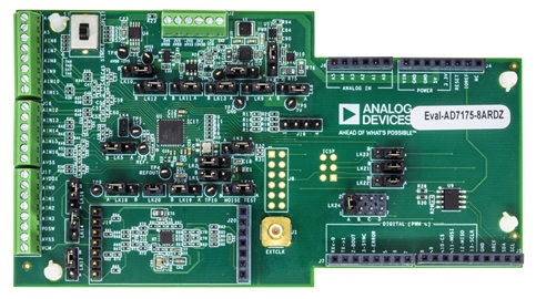 EVAL-AD7175-8ARDZ Board Photo Top View