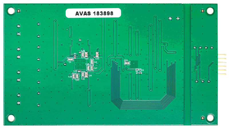 EVAL-AD74413R-DIOZ Evaluation Board - Bottom View