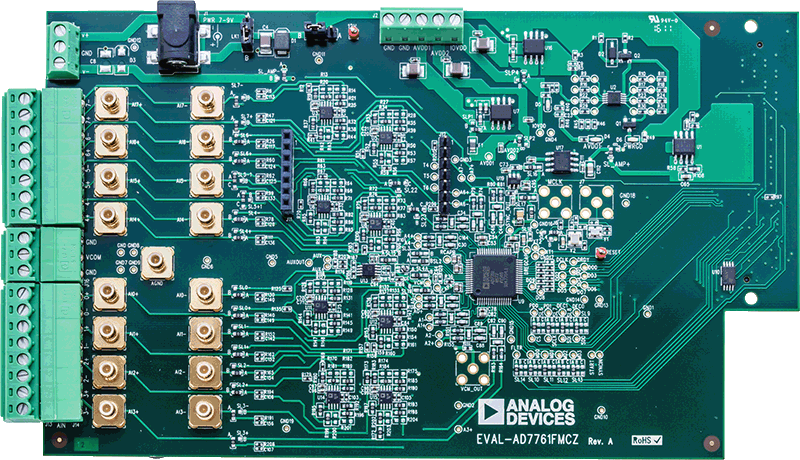 EVAL-AD7761FMCZ - Top View