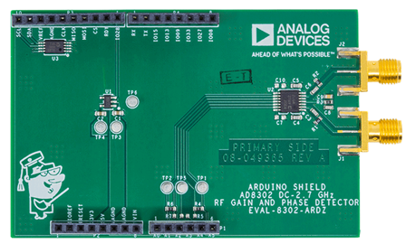 EVAL-AD8302-ARDZ Evaluation Board - Top View