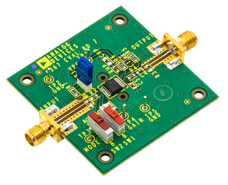 AD8367 Evaluation Board - Angle View