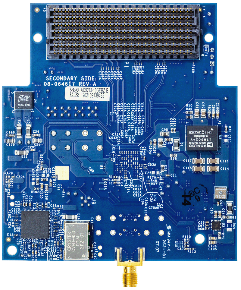 EVAL-AD9213-10GEBZ-B (Bottom View)