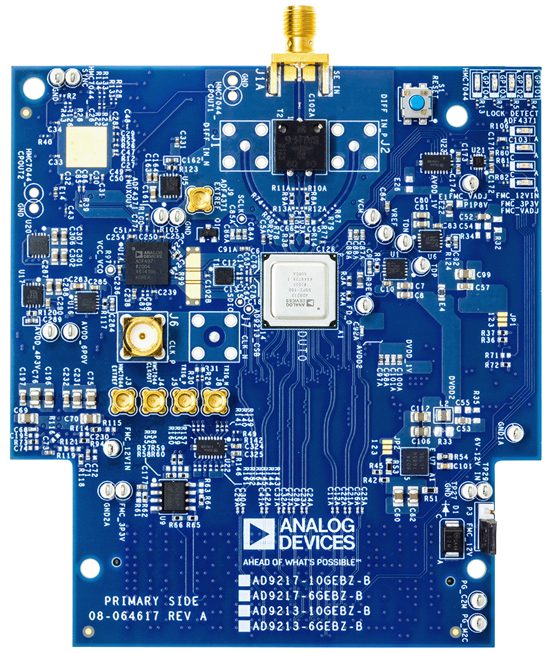 EVAL-AD9213-10GEBZ-B (Top View)