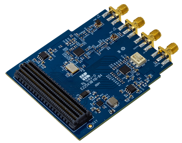 AD974x Evaluation Board - Angle View