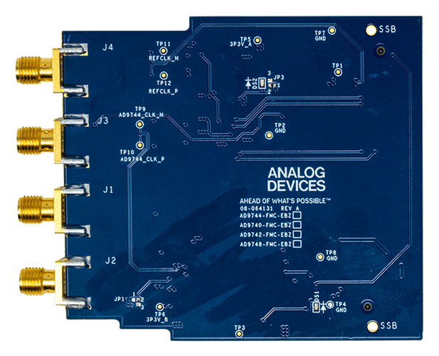 AD974x Evaluation Board - Bottom View