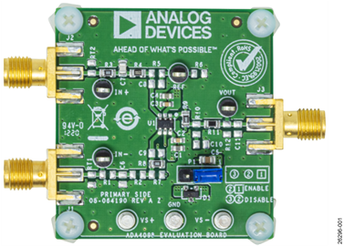 EVAL-ADA4098-1HUJZ Evaluation Board - Top View
