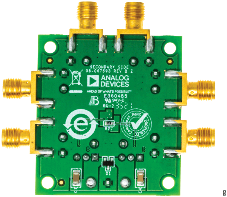 EVAL-ADA4098-2EBZ Evaluation Board - Bottom View