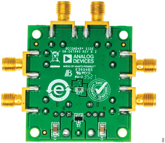 EVAL-ADA4098-2EBZ Evaluation Board - Bottom View
