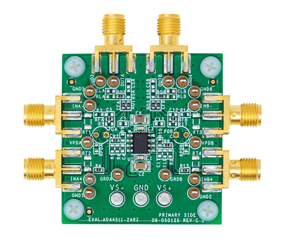 EVAL-ADA4511-2ARZ Board Photo Top