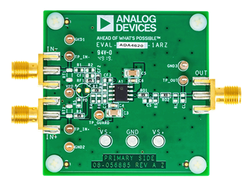 EVAL-ADA4620-1 Board Photo Top View