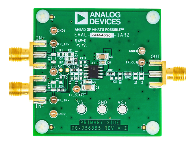 EVAL-ADA4620-1 Board Photo Top View