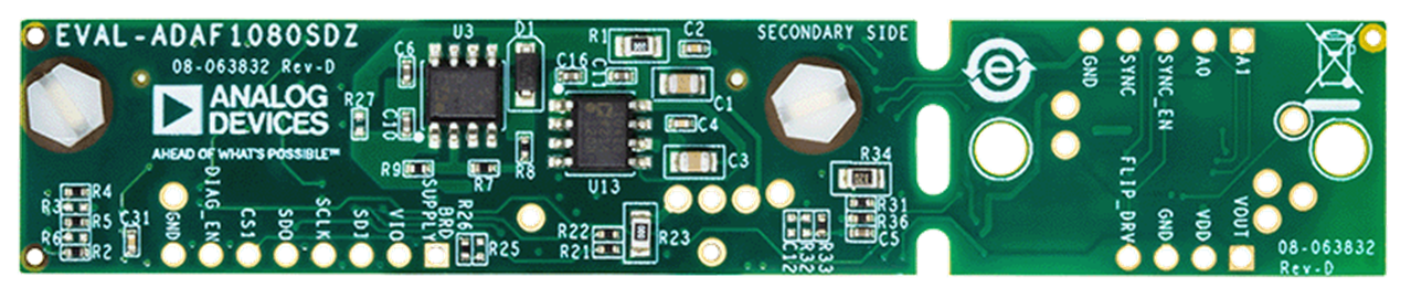 EVAL-ADAF1080SDZ Evaluation Board - Bottom View