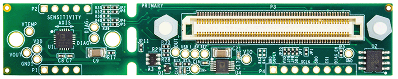 EVAL-ADAF1080SDZ Evaluation Board - Top View