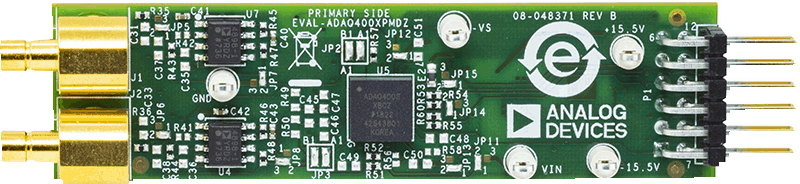 ADAQ400x Evaluation Board - Top View