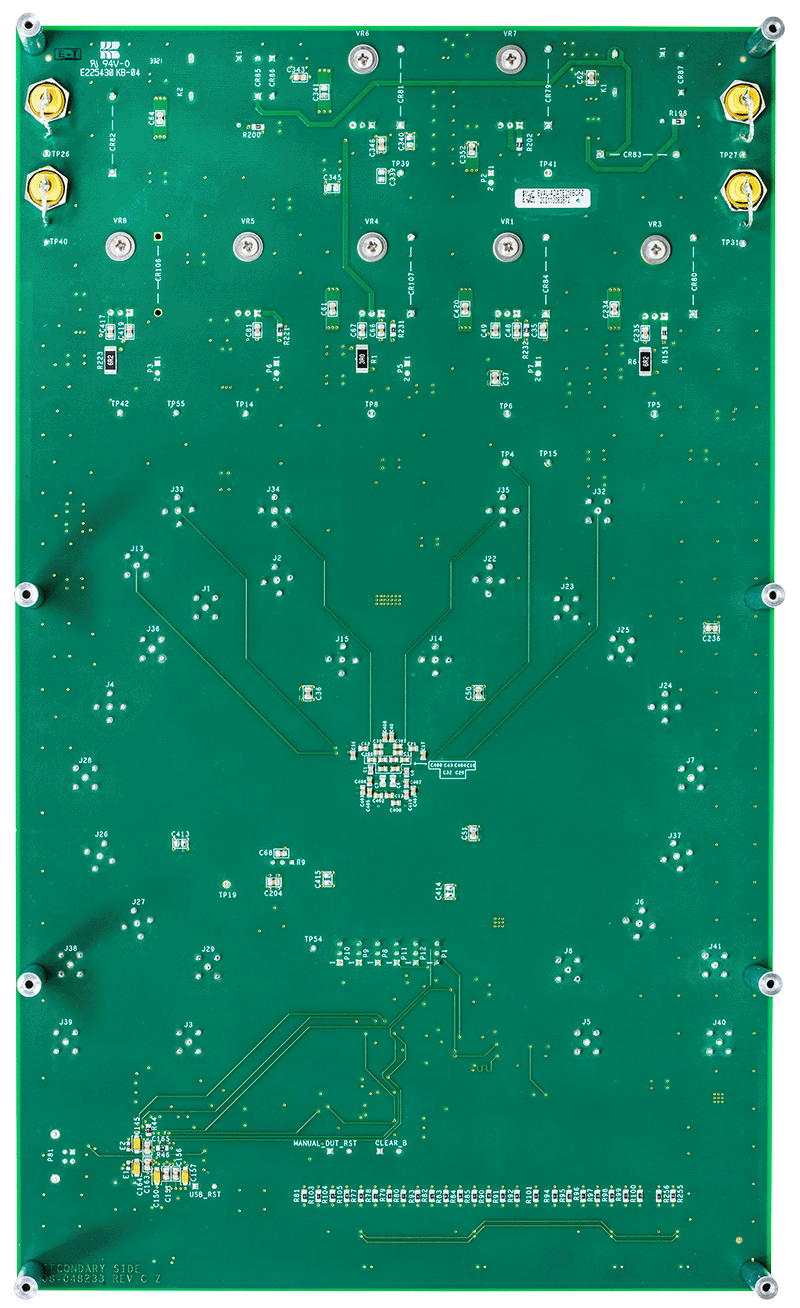 EVAL-ADATE318BCPZ Evaluation Board - Bottom View