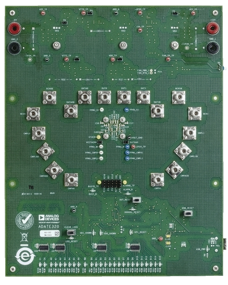 EVAL-ADATE320EBZ Evaluation Board - Top View