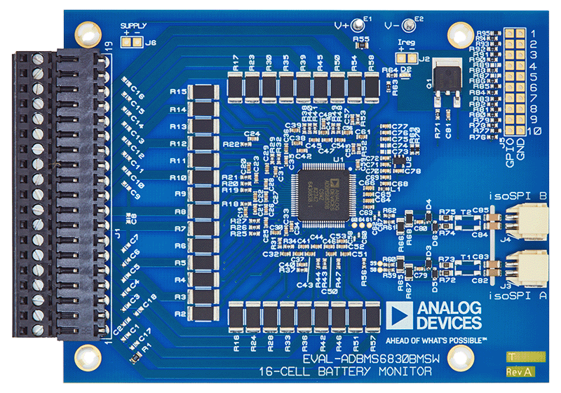 EVAL ADBMS6830BMSW Board Photo Top View