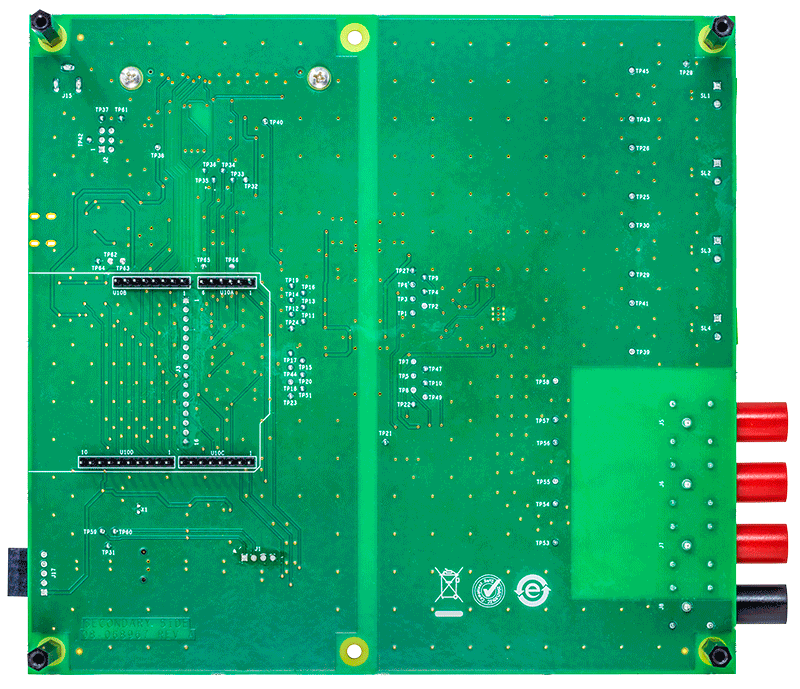 EVAL-ADE9430ARDZ Evaluation Board - Bottom View