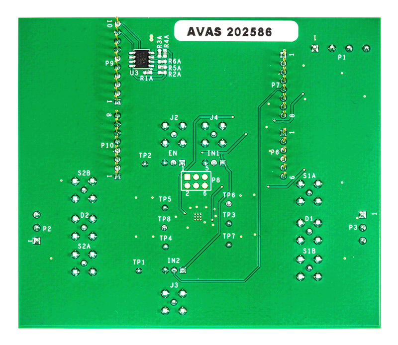 EVAL-ADG6436 Board Photo Bottom View