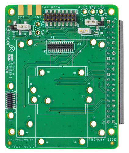 EVAL-ADISIMU1-RPIZ Evaluation Board - Top View